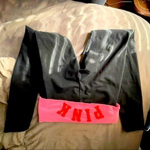 Bs pink yoga leggings